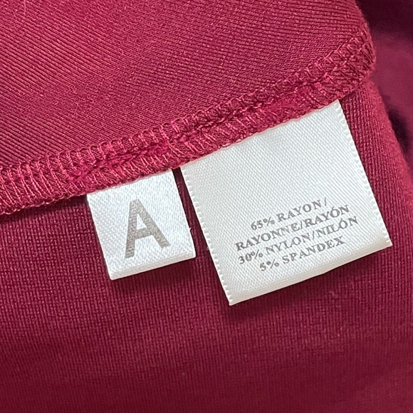 Ann Taylor Ponte Cap Sleeve Flounce Dress - Picture 6 of 6